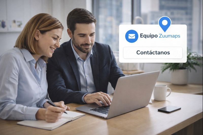 Contacto Zuumaps para visibilidad digital de negocios y empresas