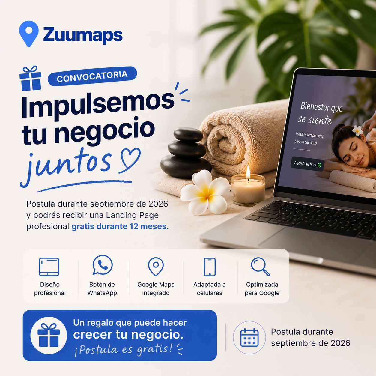 Zuumaps Busca un Negocio de Masajes para su Próximo Caso de Éxito